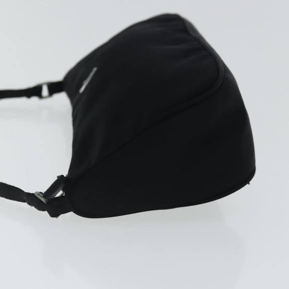 PRADA Accessory Pouch Nylon Black Silver Auth 96593 - Picture 4 of 16